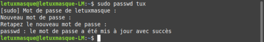 Comment Changer Le Mot De Passe D Un Utilisateur Sous Linux Num Topia