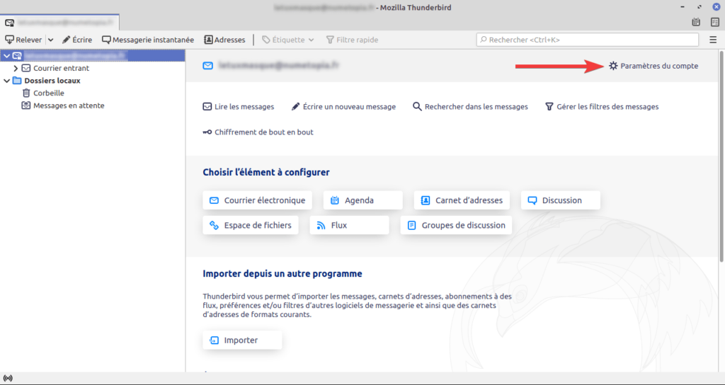 comment ajouter une adresse mail dans thunderbird