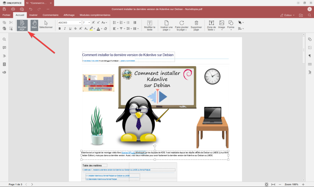 OnlyOffice 8.1 - Editeur PDF