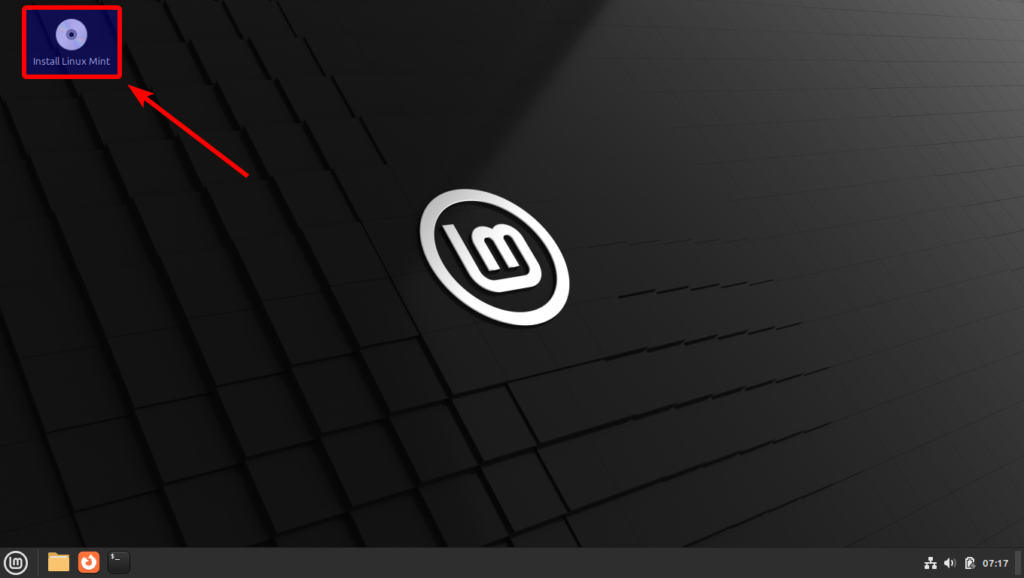 Lanceur installation Linux Mint